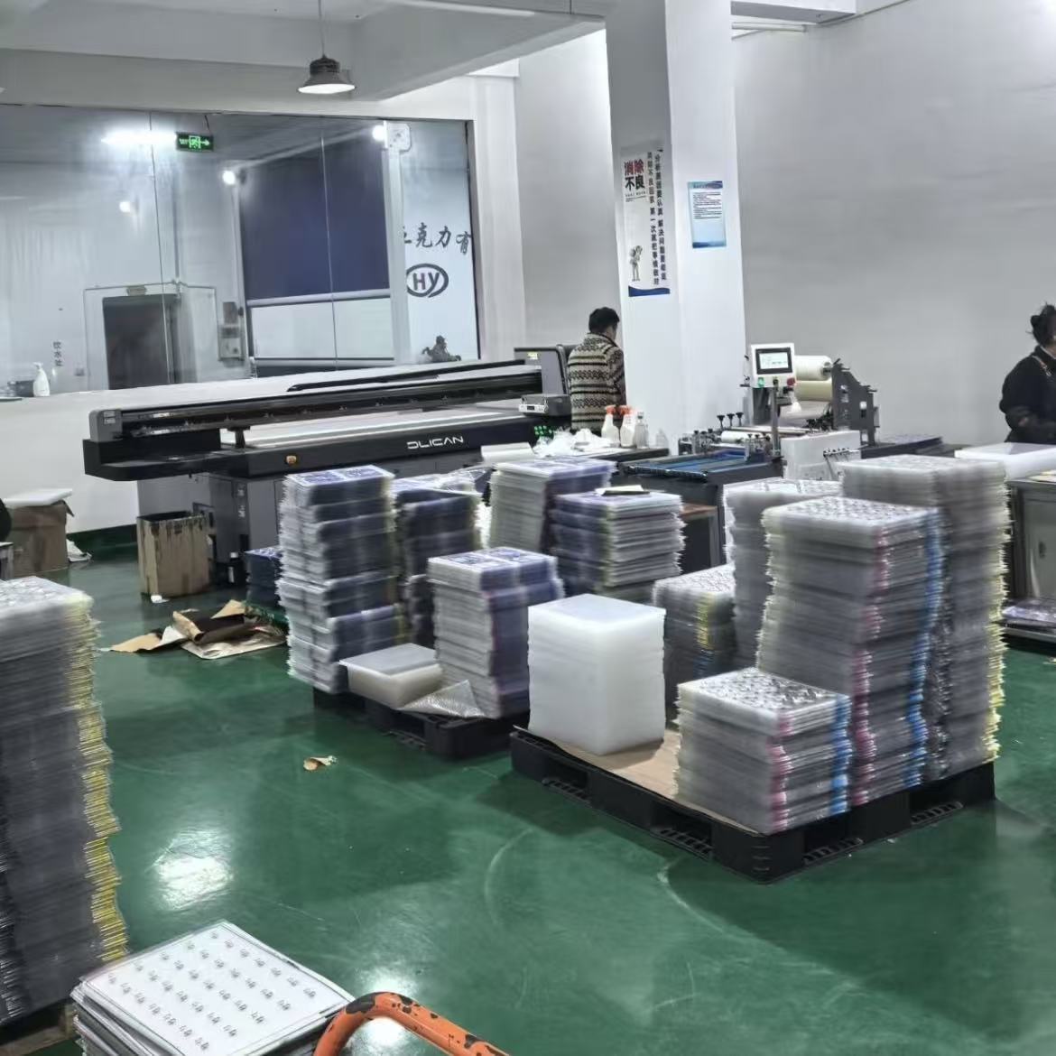 广告生产加工实景图