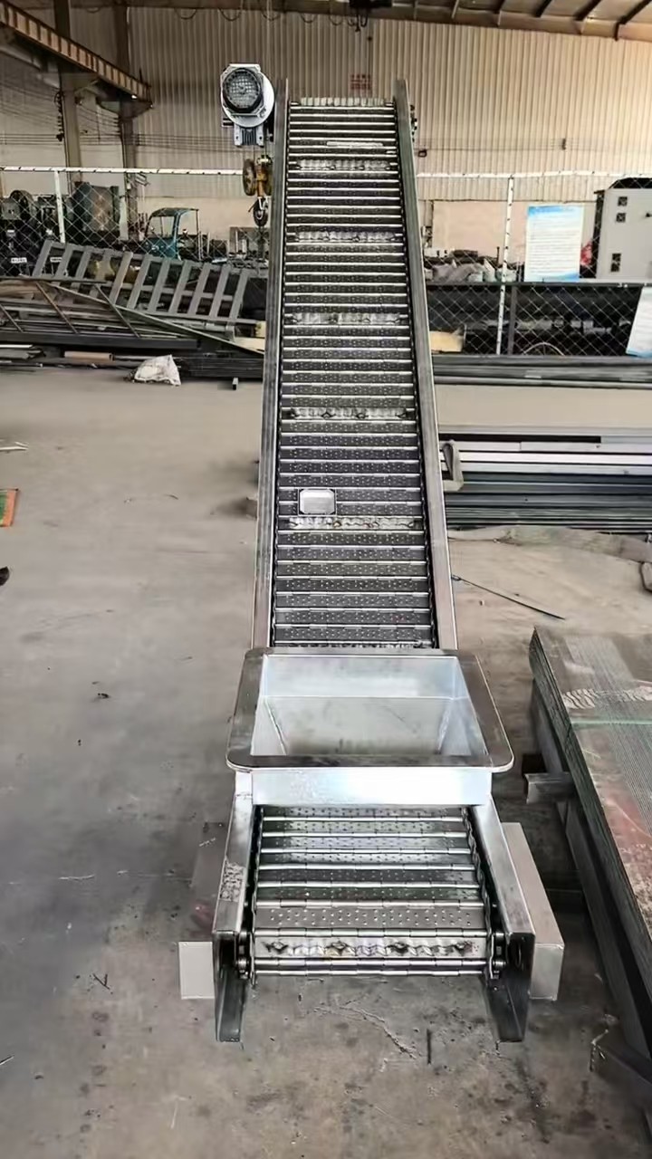 不锈钢网带输送机设备实拍
