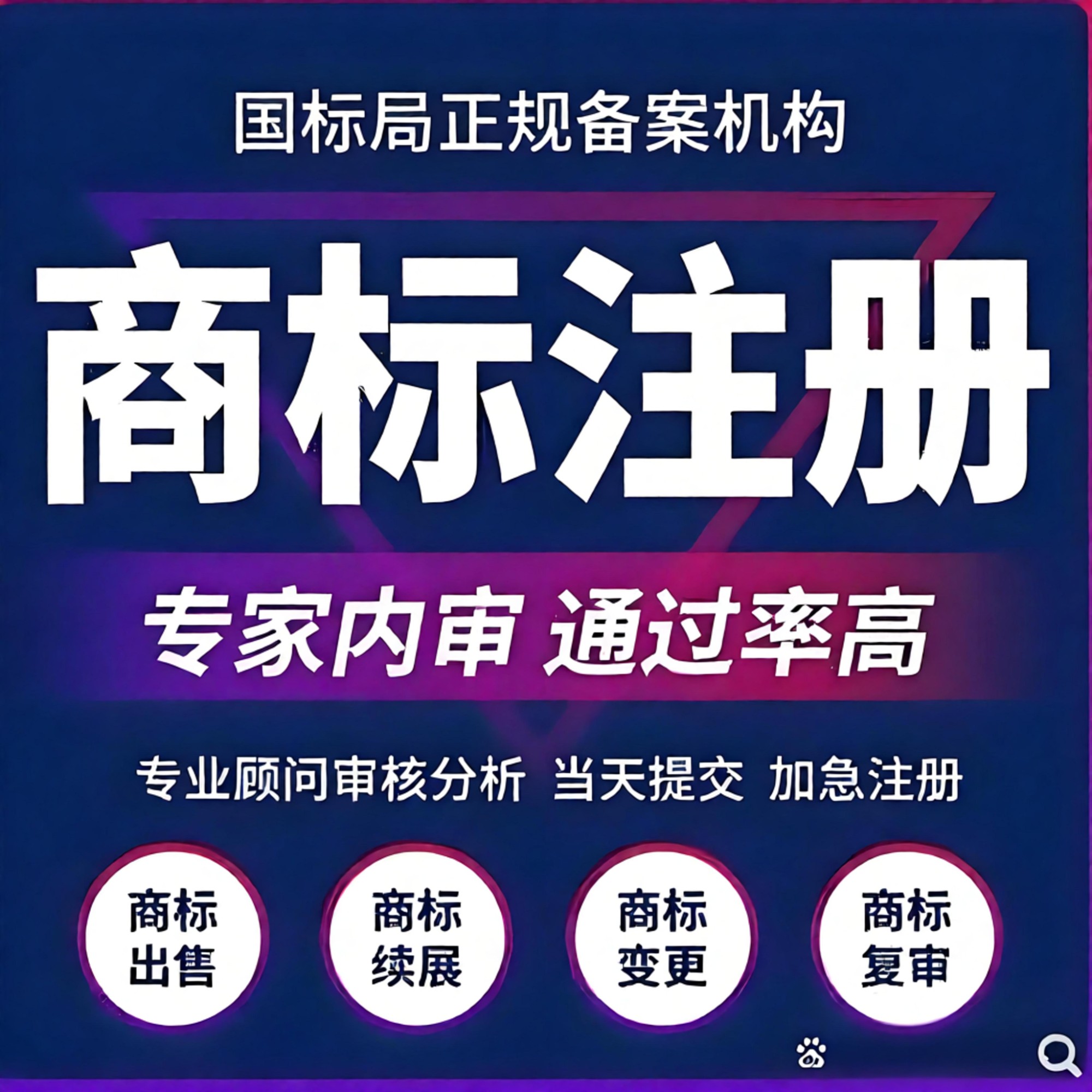 知识产权代理流程示意