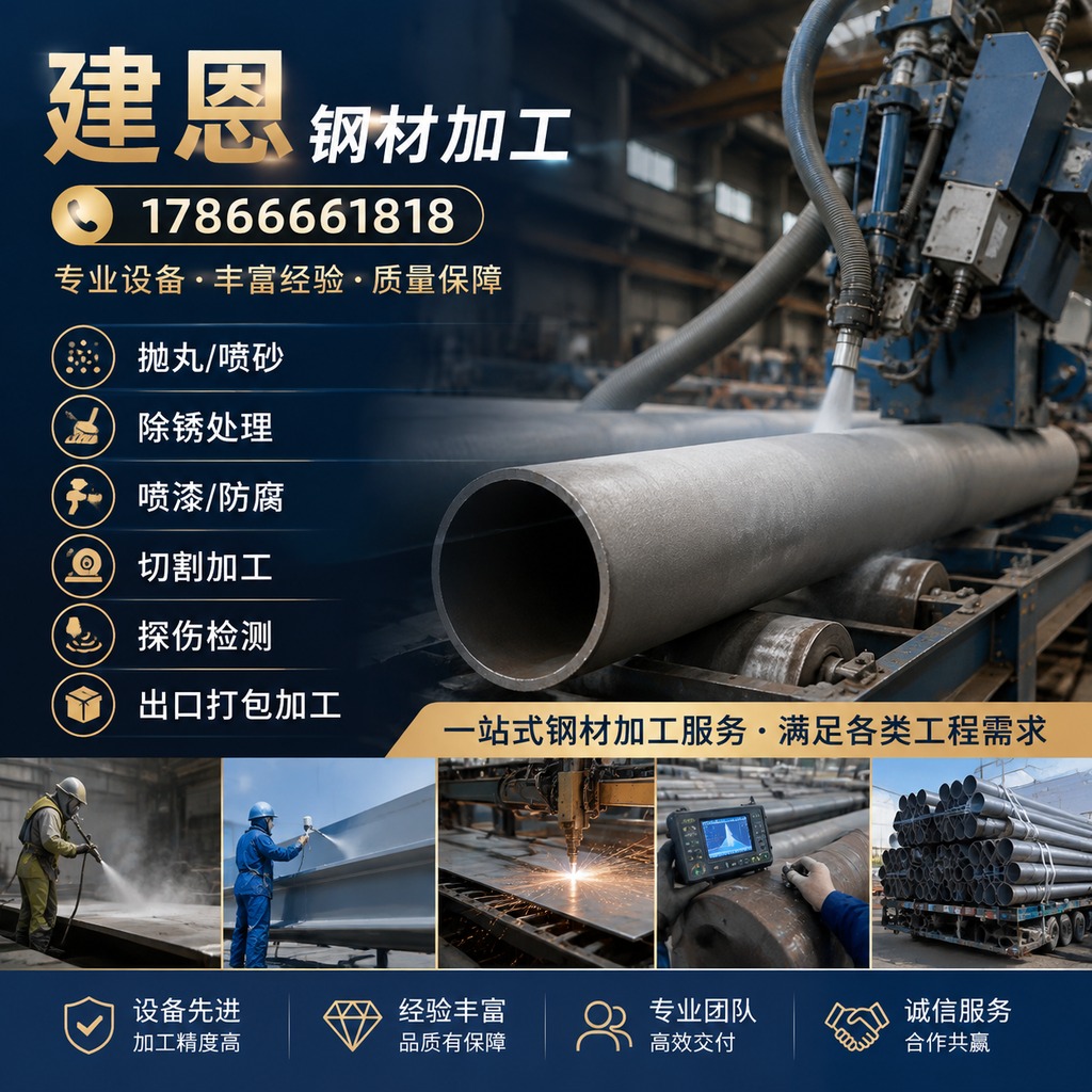 钢材加工产线实拍
