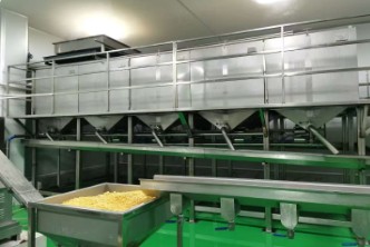 豆制品前处理设备内部结构示意