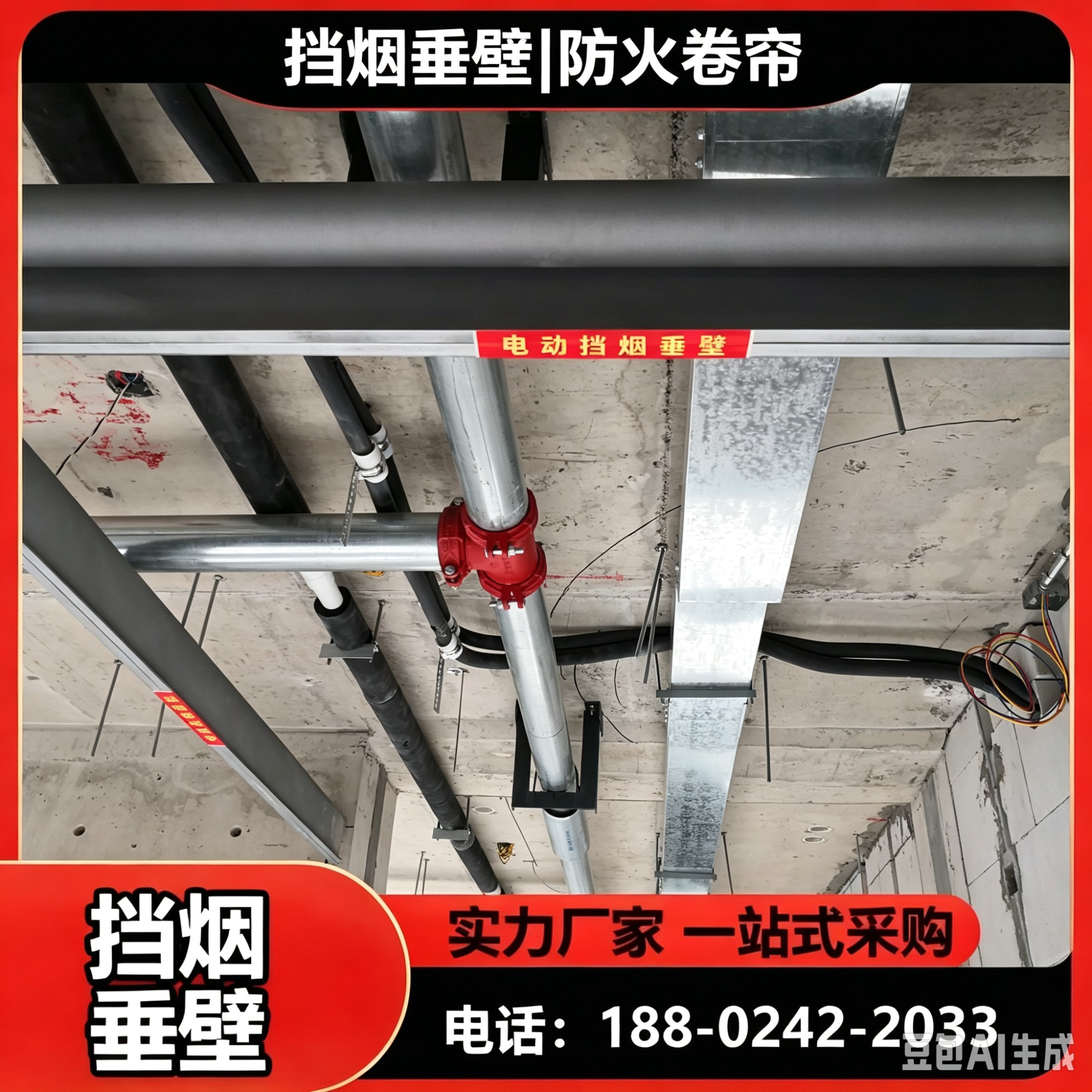 固定式挡烟垂壁应用场景