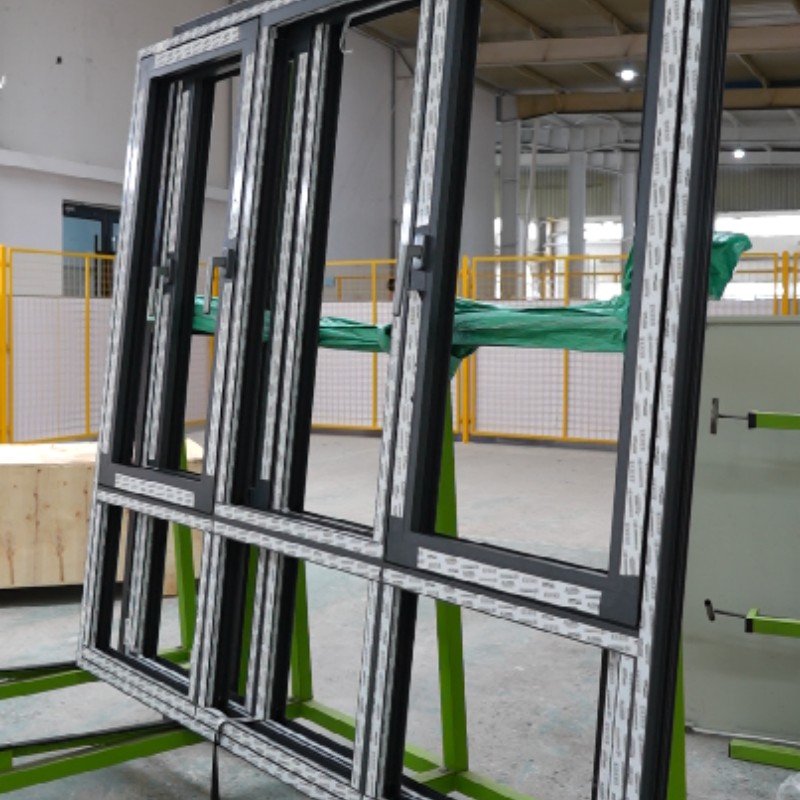 Foldable Aluminum-Wooden Door