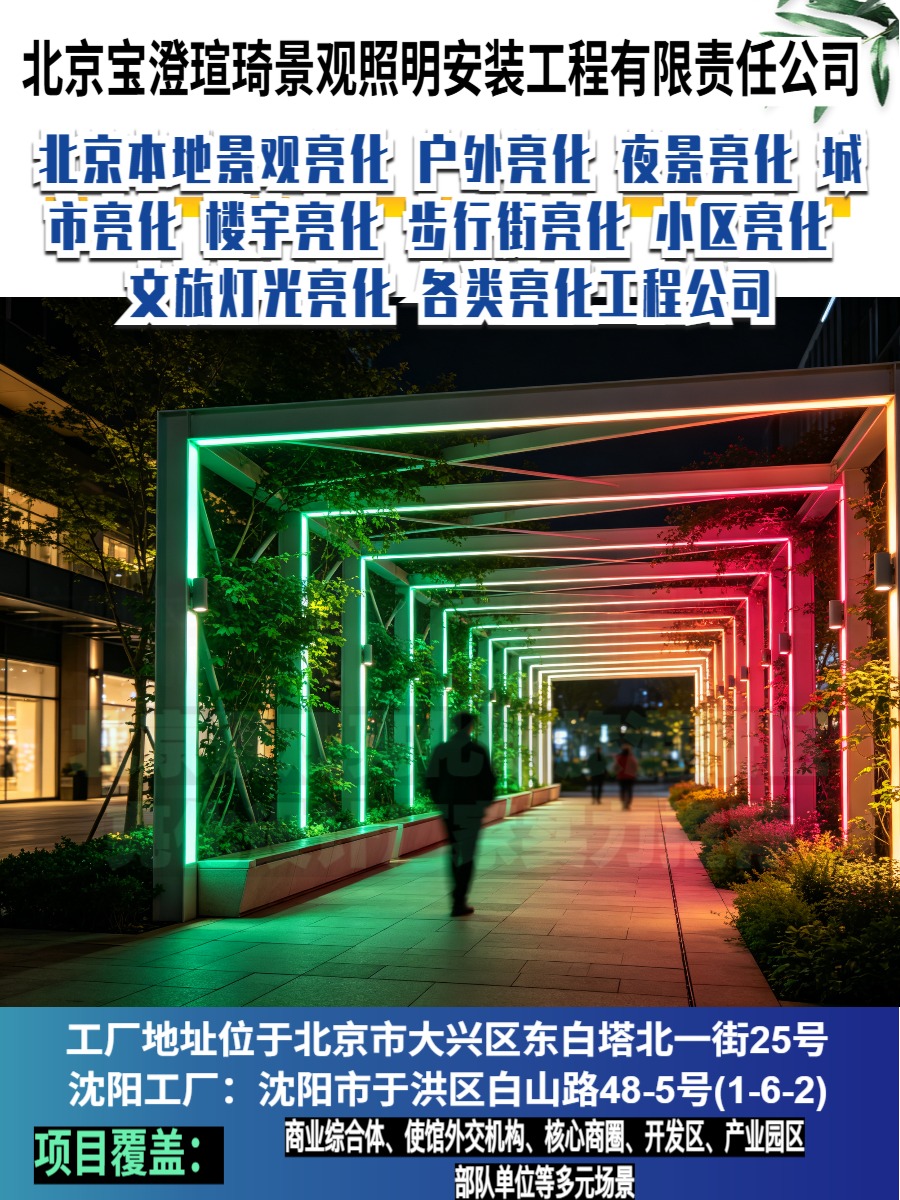 户外景观照明应用场景