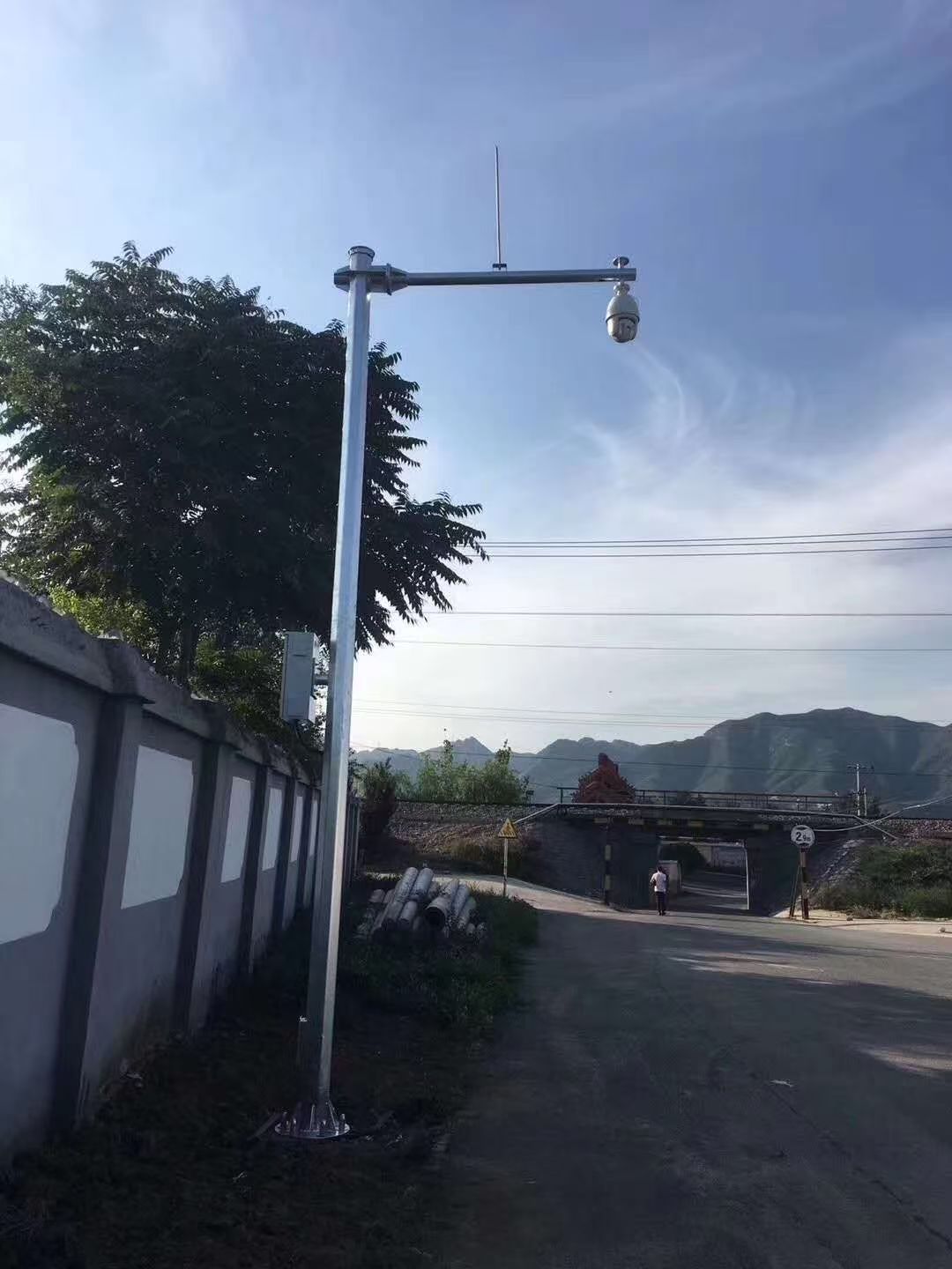 监控杆工艺细节展示