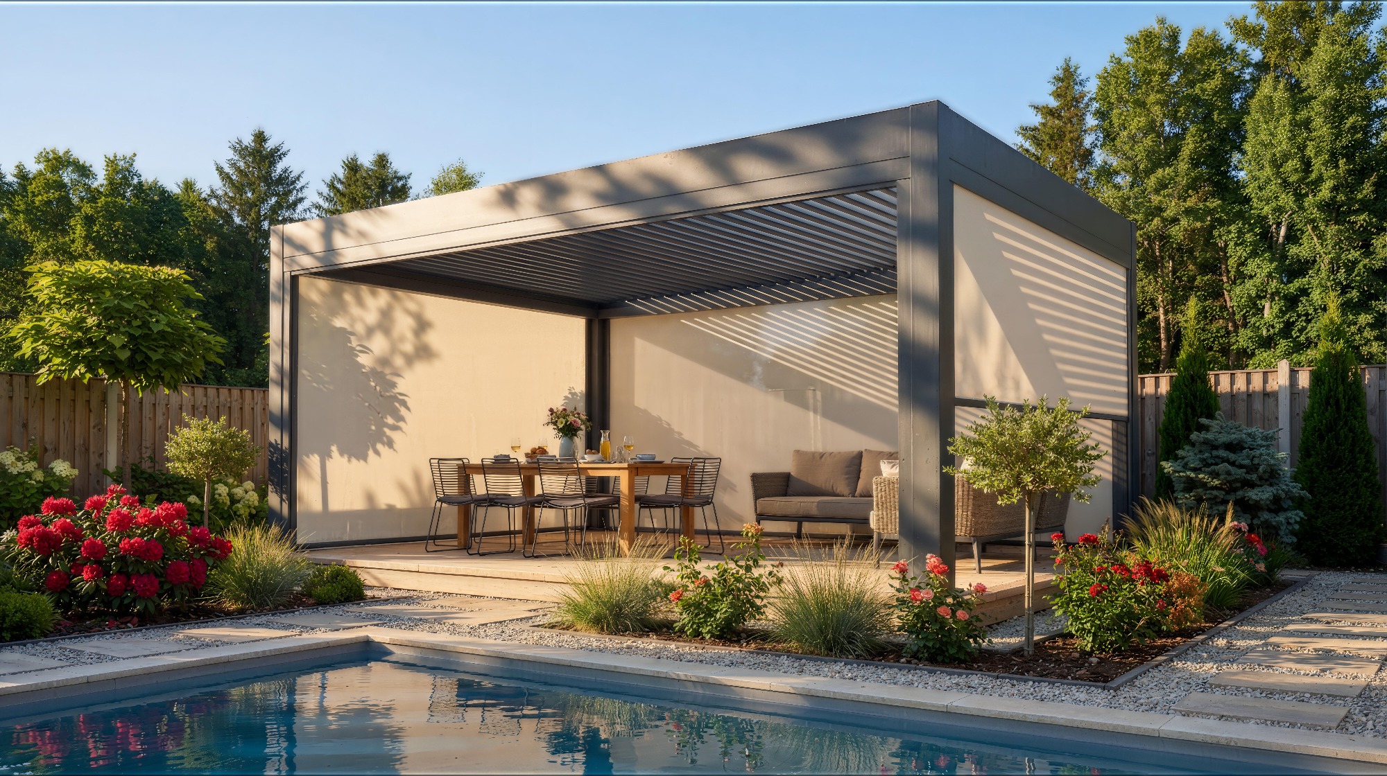 Outdoor Rolling Shutter Installation