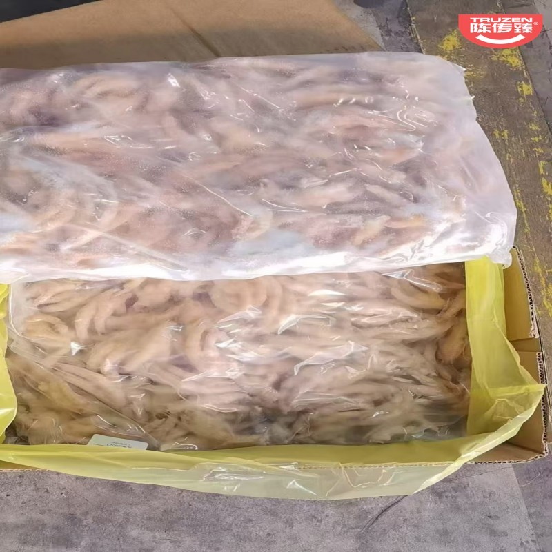 鸡爪原料与成品展示