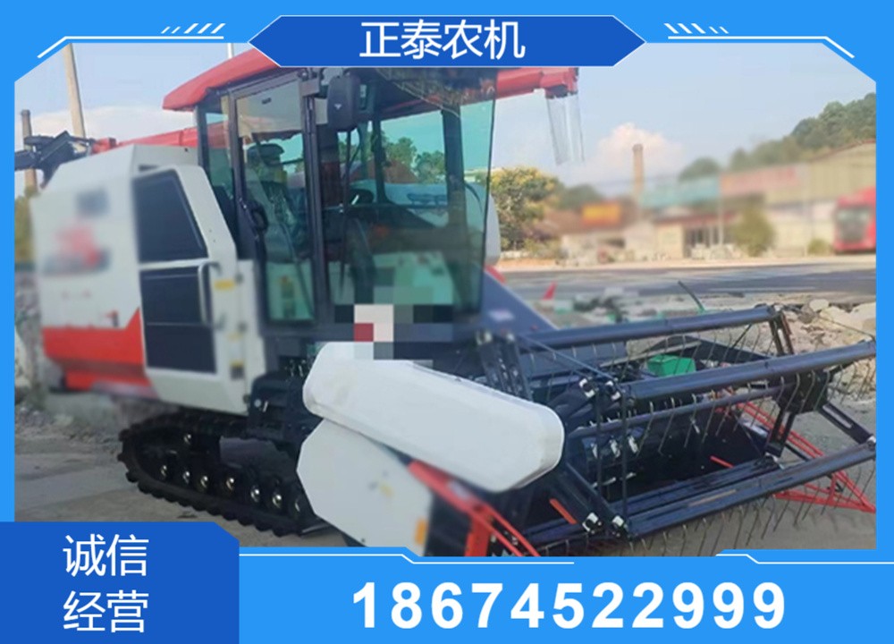 全喂入收割机调试场景