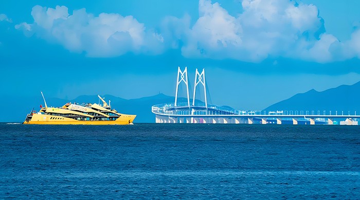 海岛航运实景