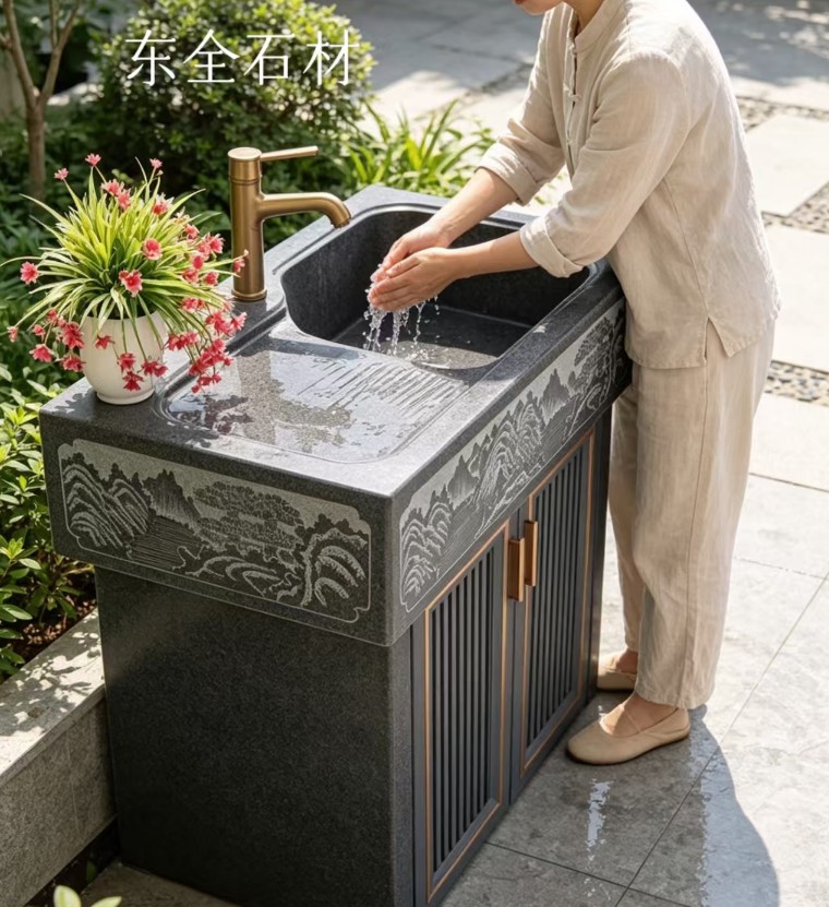 石材加工场景