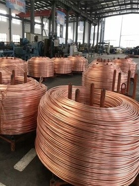 铜包钢绞线生产工艺实拍