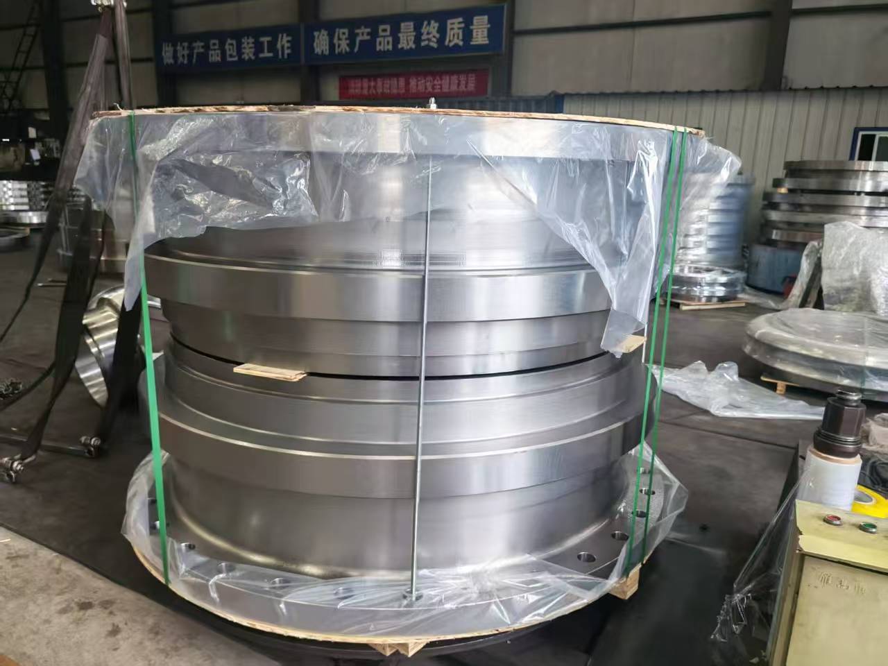 大口径法兰数控精加工车间实景图