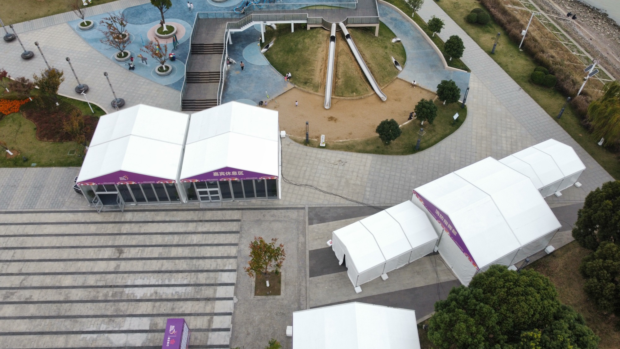 篷房搭建实景
