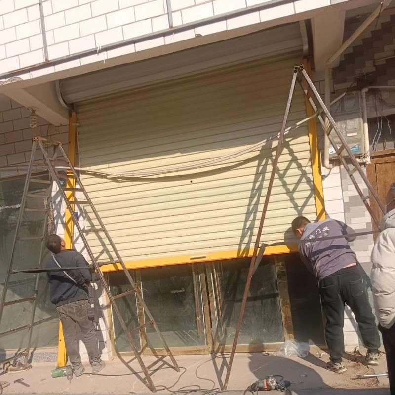 卷闸门安装实景