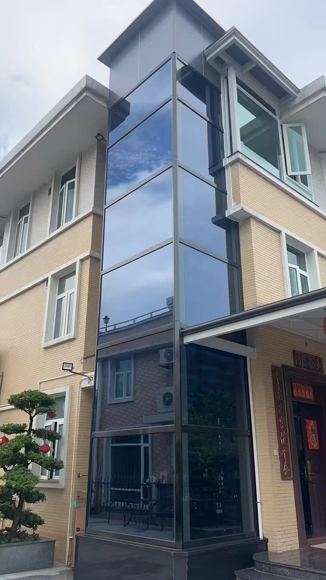 家用电梯技术参数示意图