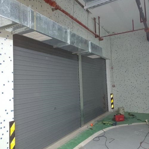 卷闸门施工实拍