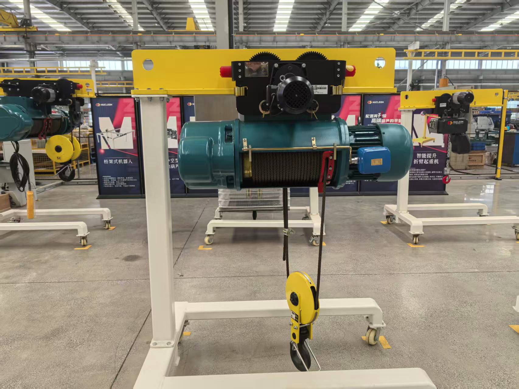 Industrial wheel component in heavy machinery environment