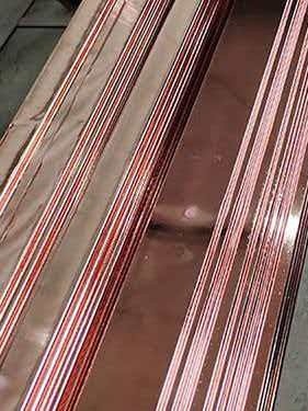 Copper-clad steel flat steel application