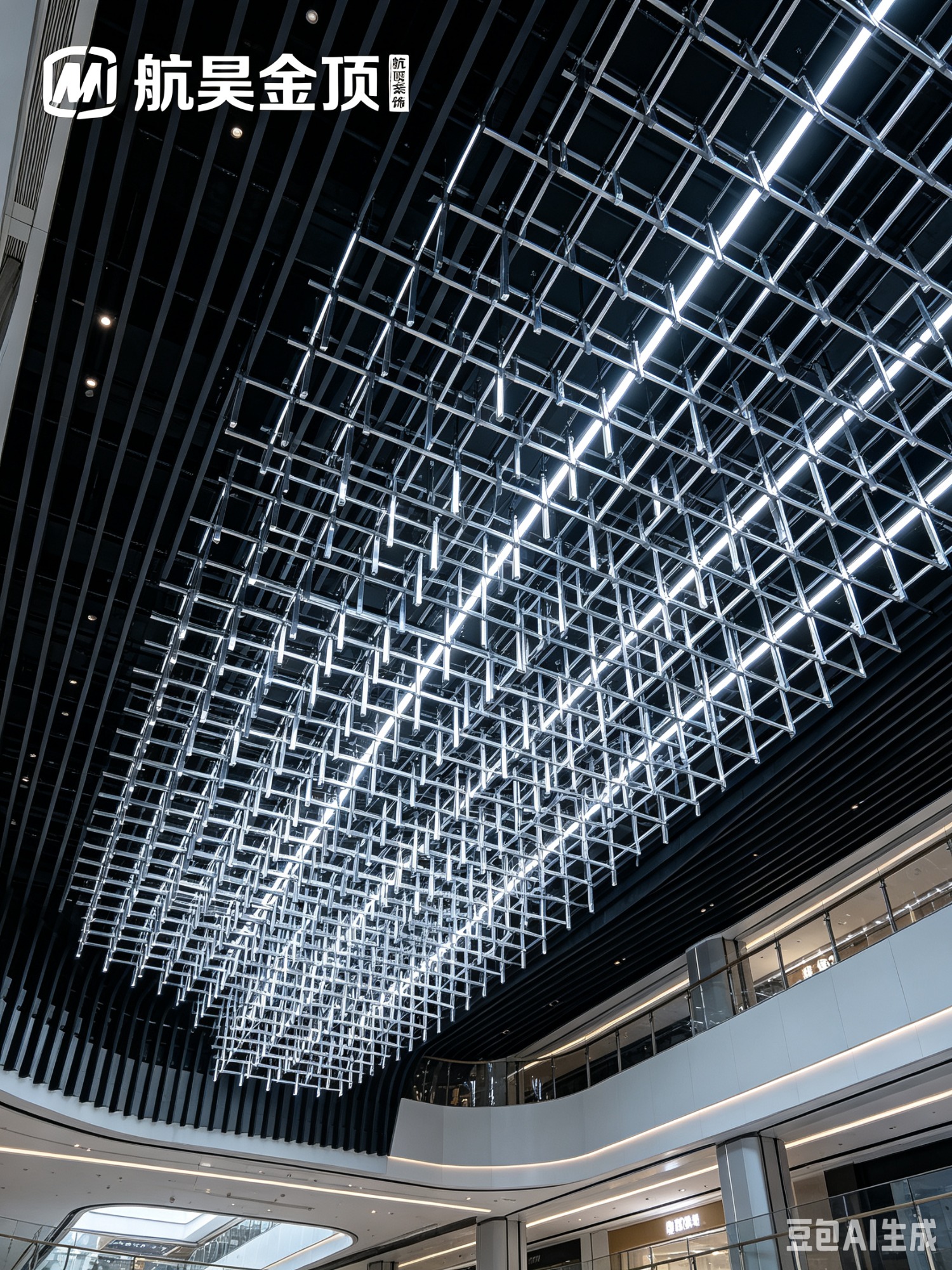 铝天花系统实物展示