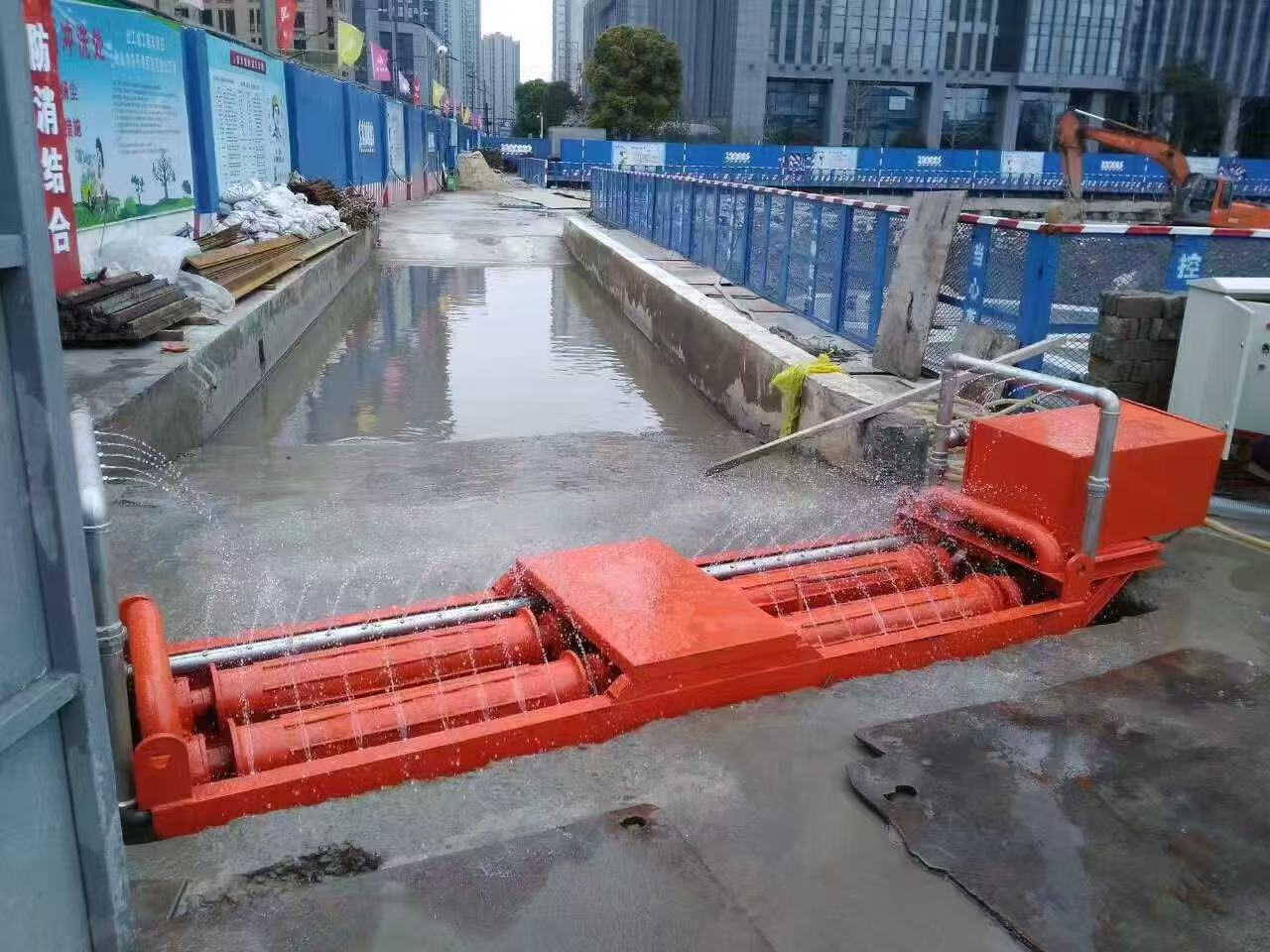 自贡工地洗轮机风送式雾炮机源头厂家