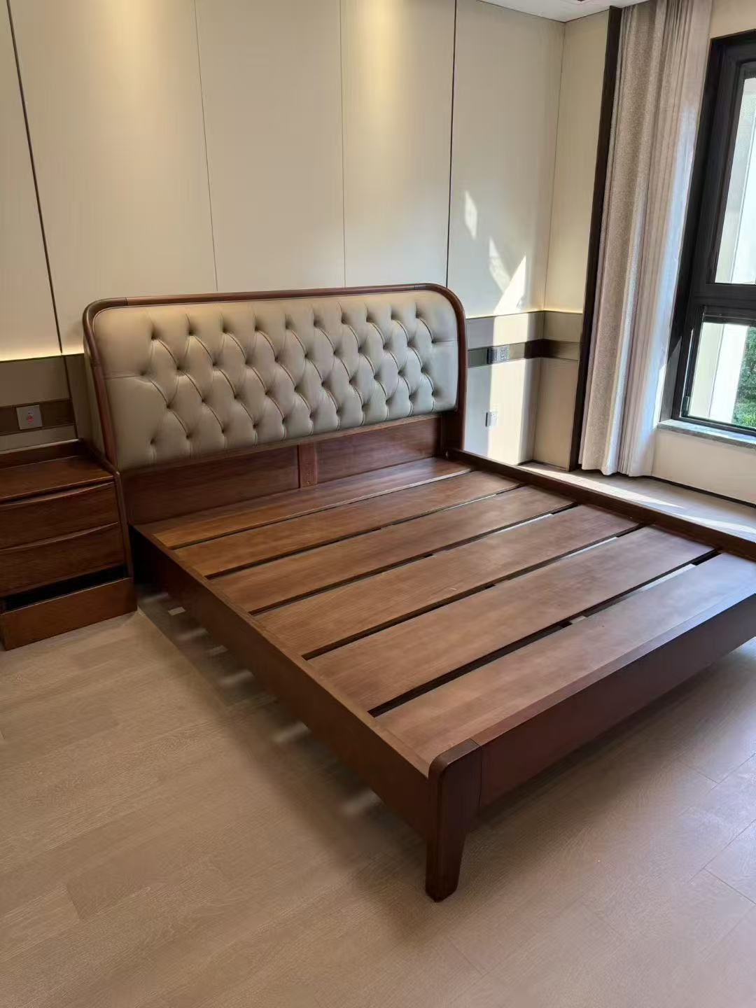 原木床工艺展示