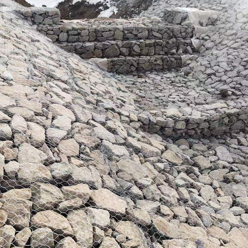 河道治理柔性防护实景