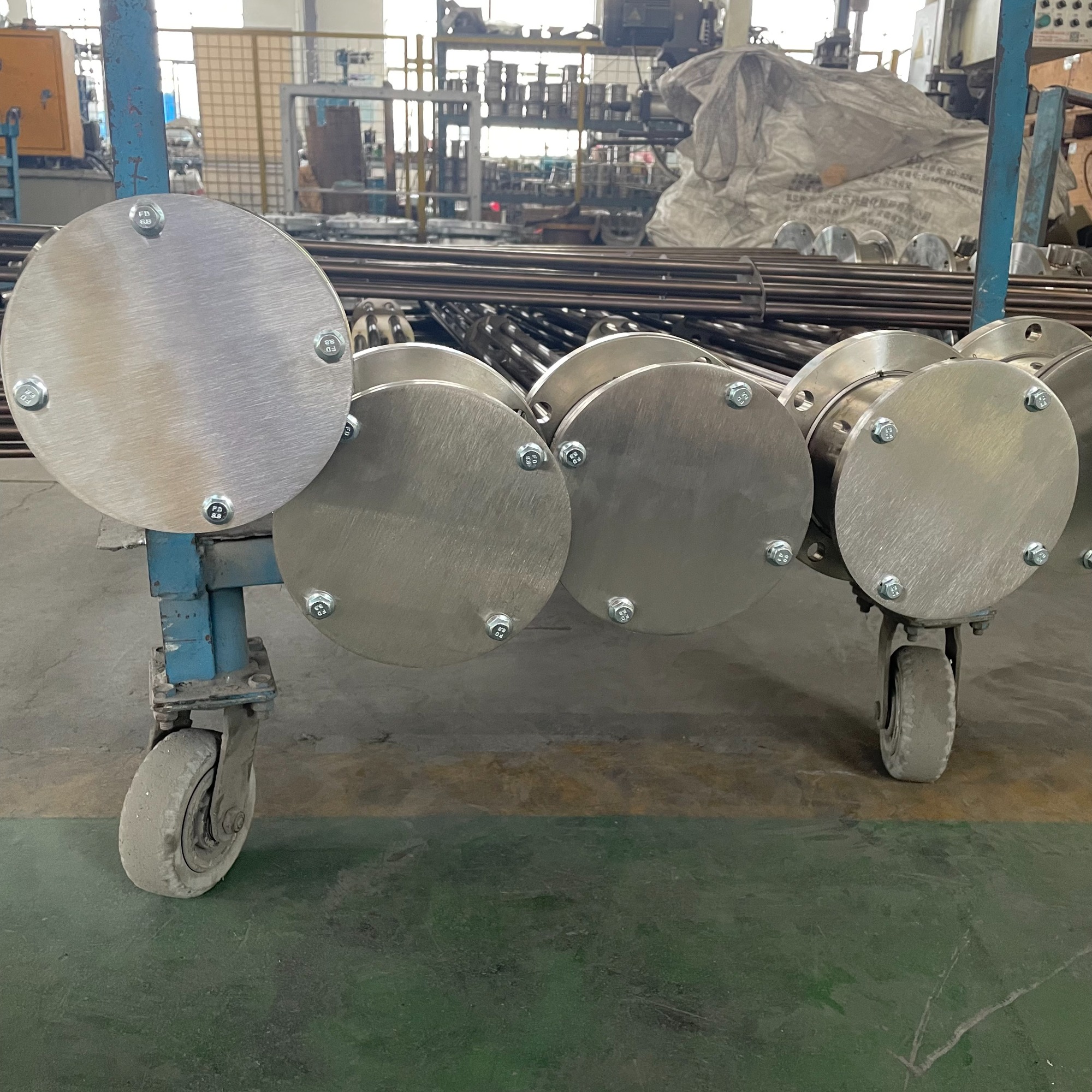 Industrial heating production