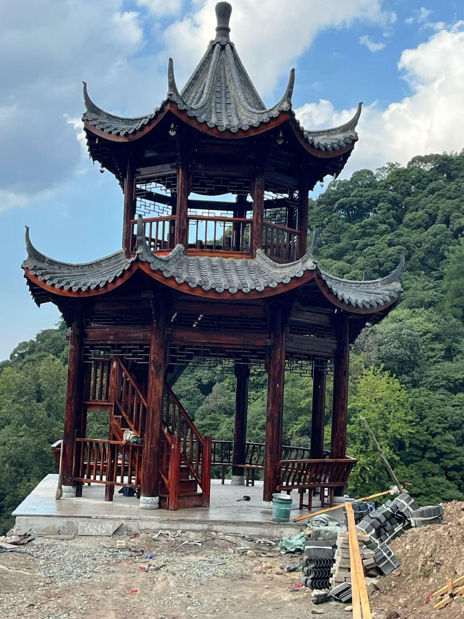 廊架施工参考