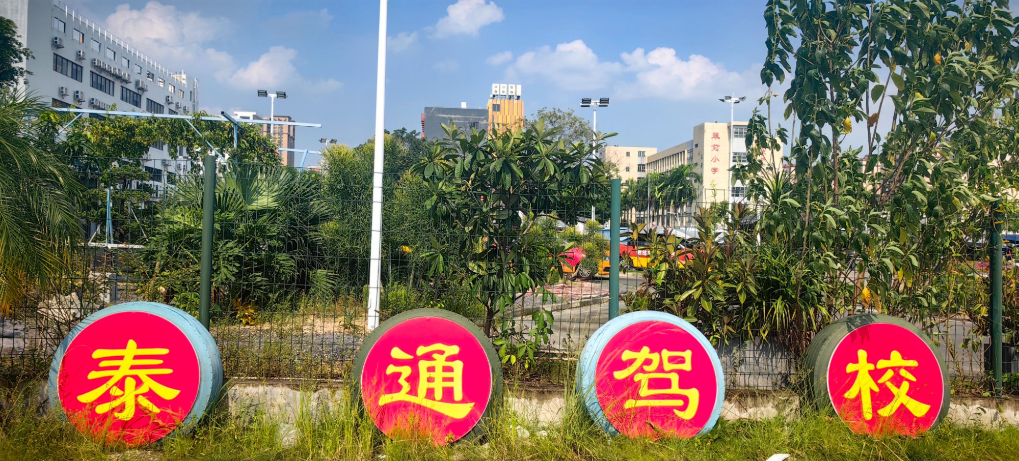 驾校训练场实景