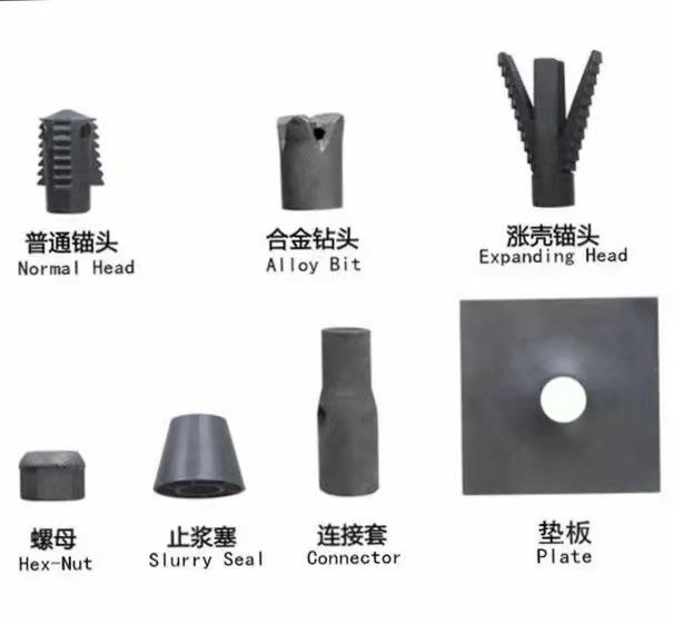 中空注浆锚杆实物展示