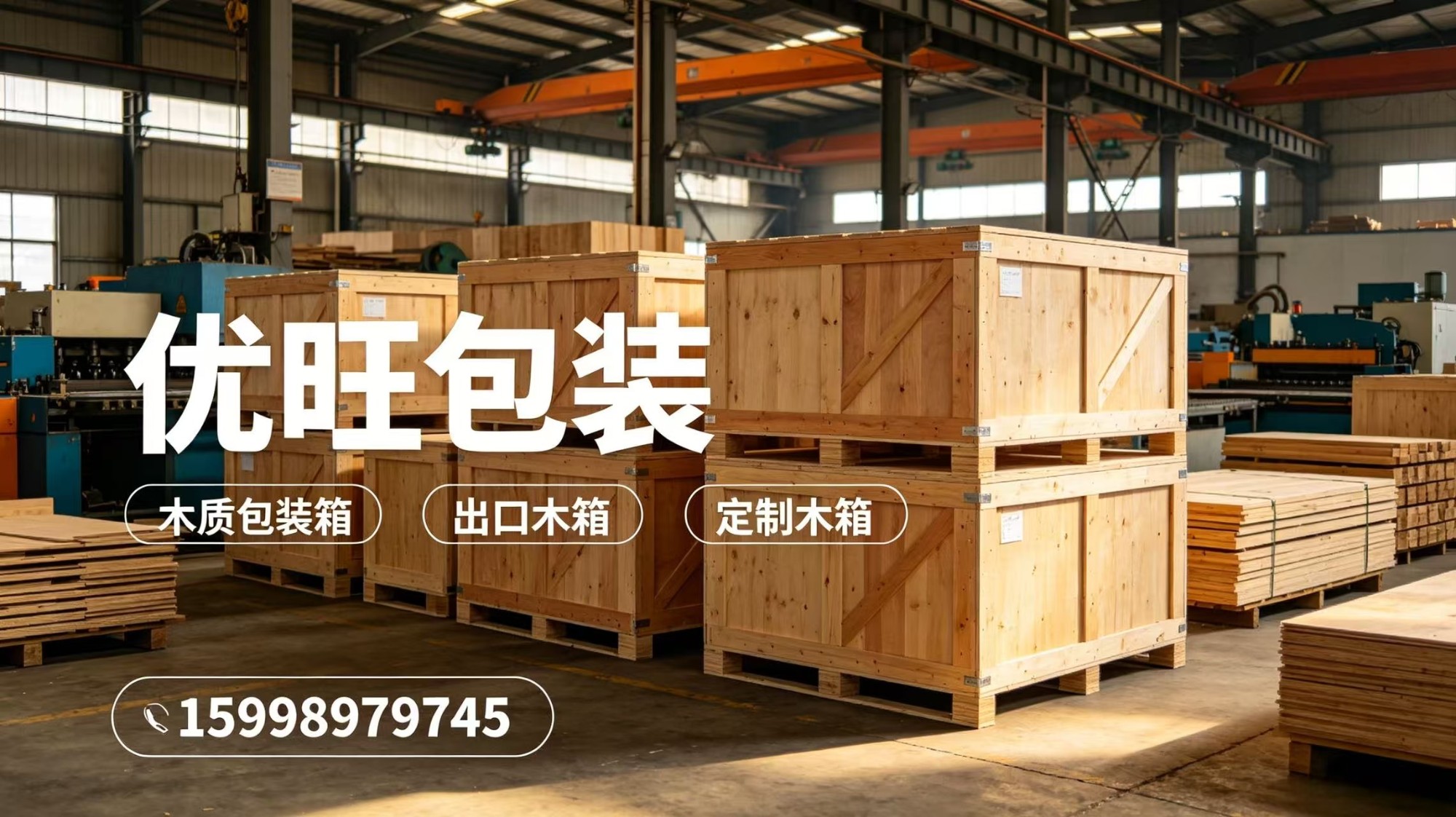 铁包装箱生产车间实景