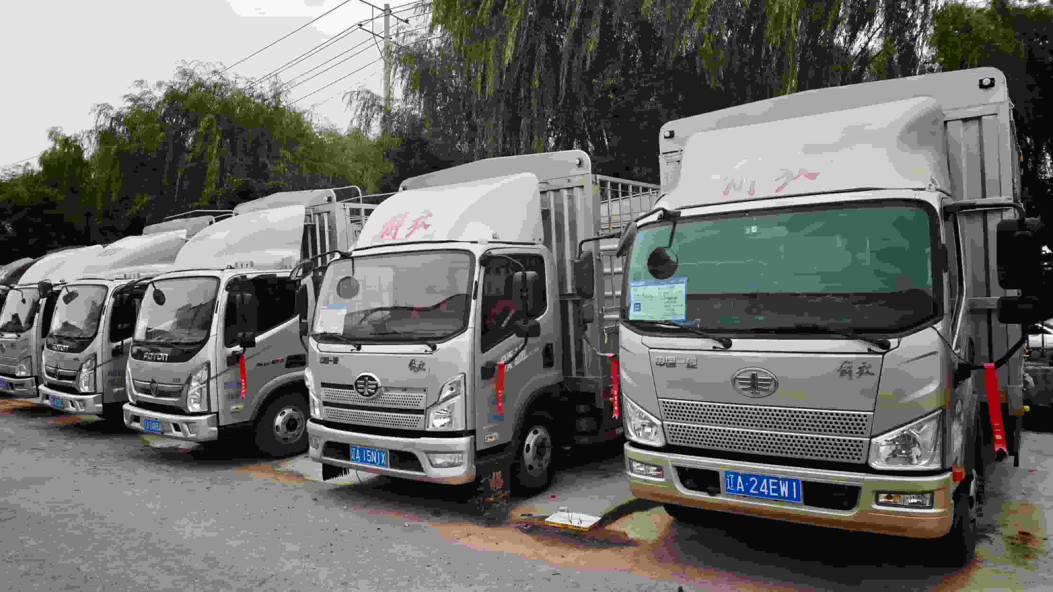 吉林二手商用车交易平台实景图