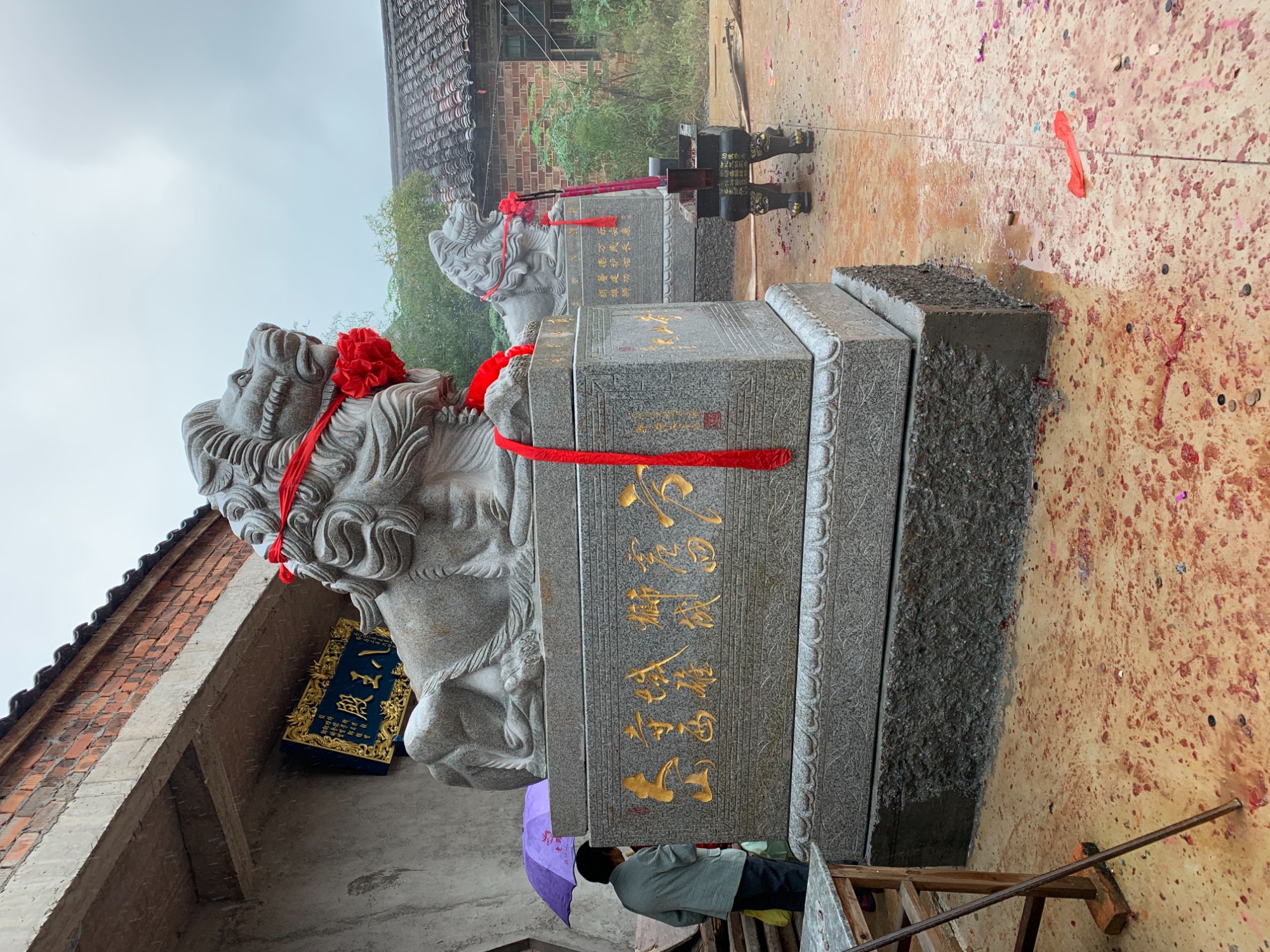 鄂州石雕古建凉亭
