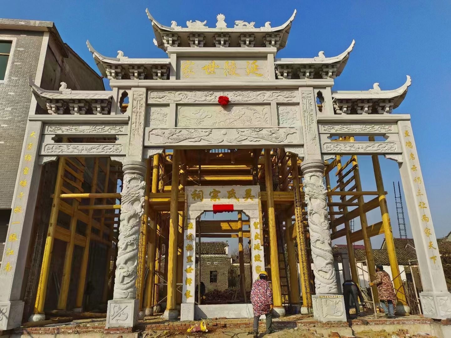 鄂州广场石材地雕