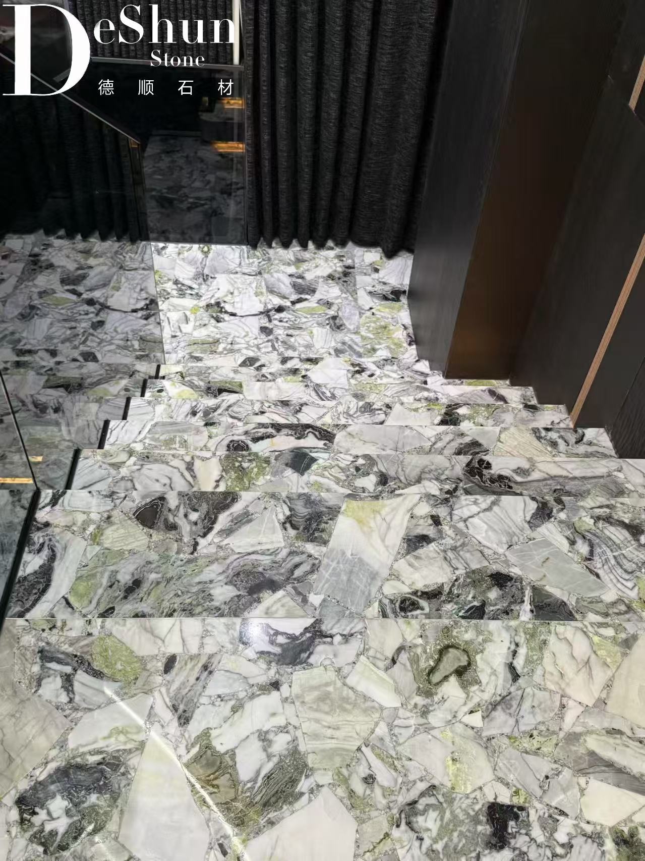 石材加工与铺装实景