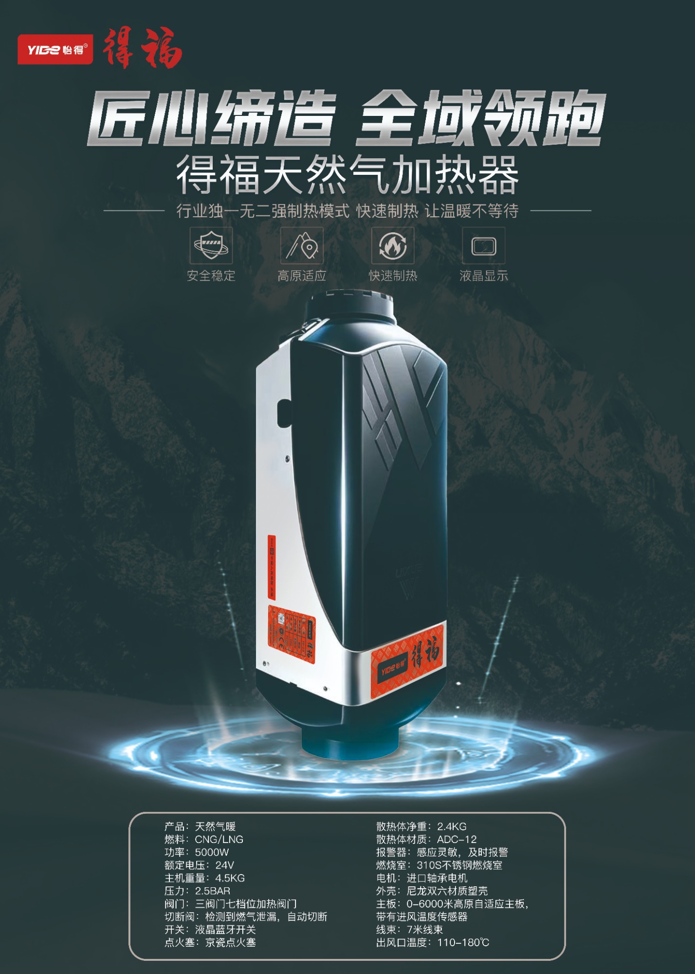 驻车加热设备实测