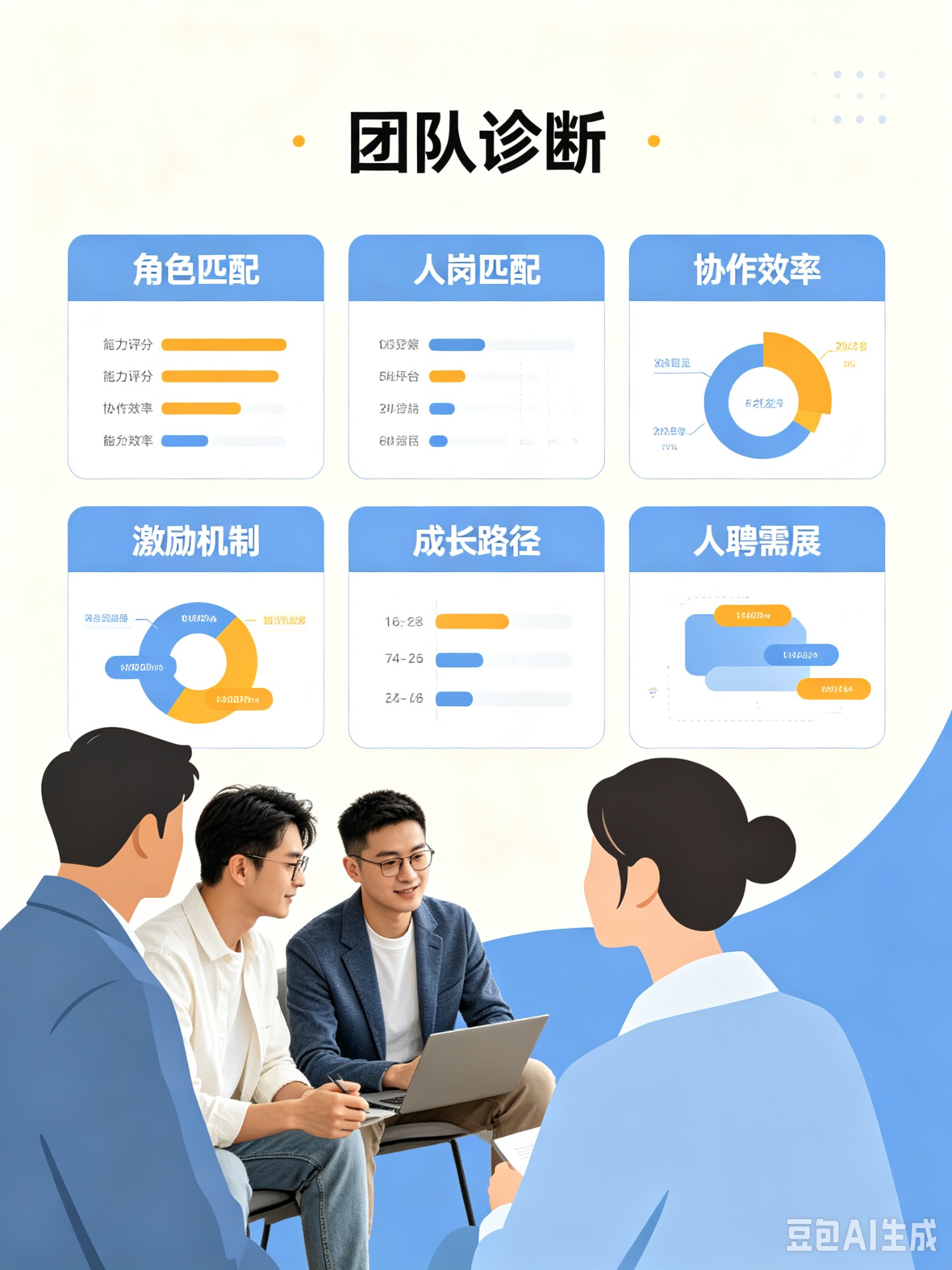 企业健康度评估数据看板