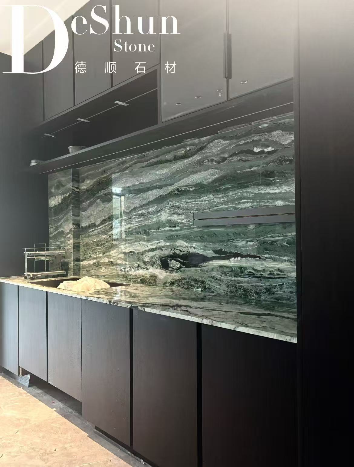 大理石加工现场