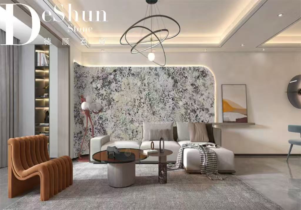 石材加工现场实景