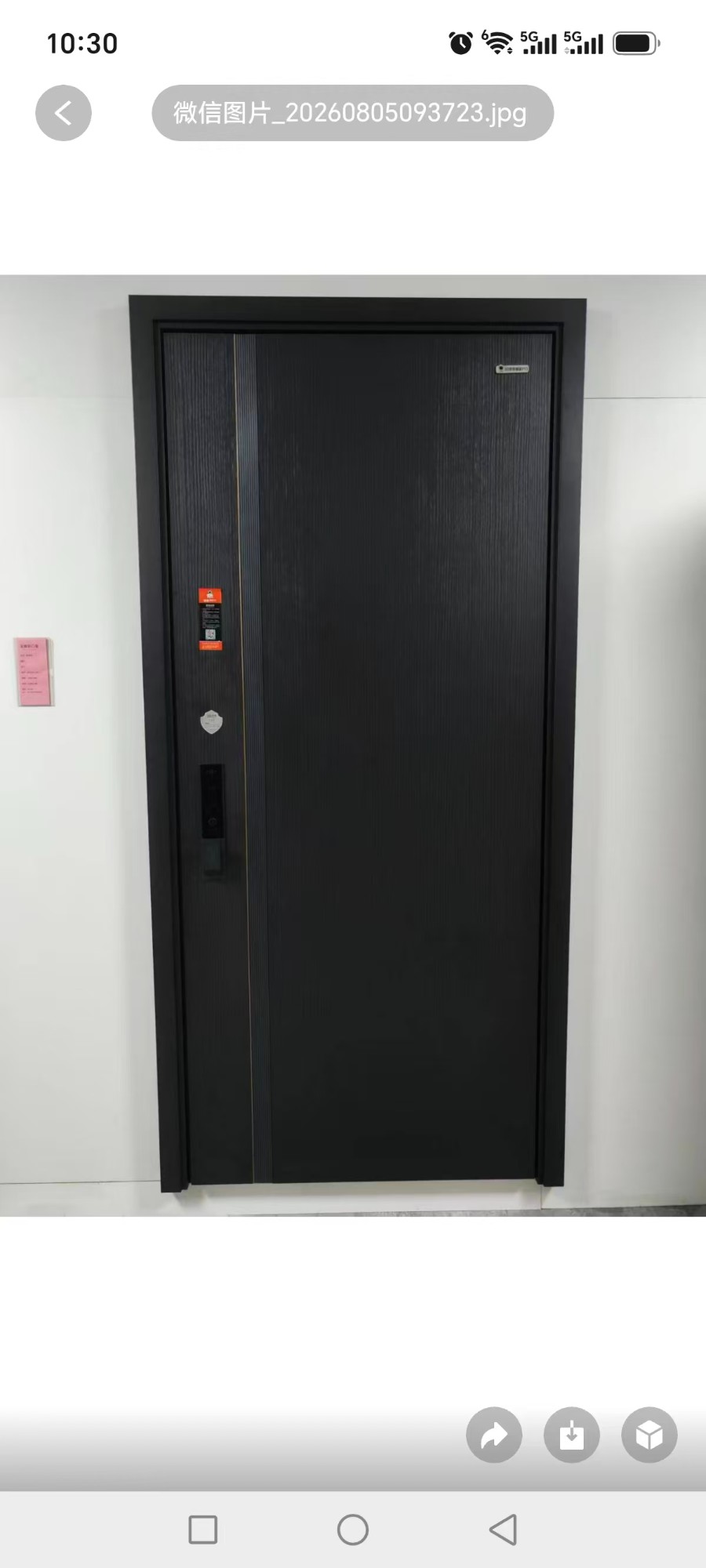 钢质入户门实拍展示