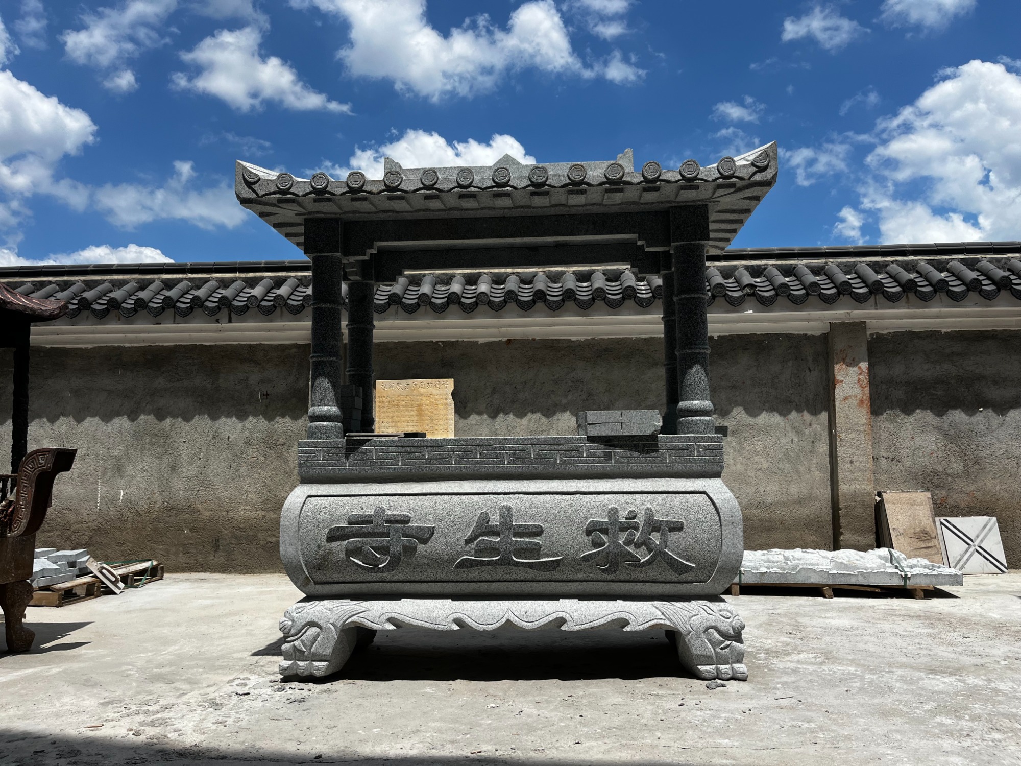 鄂州石雕凉亭