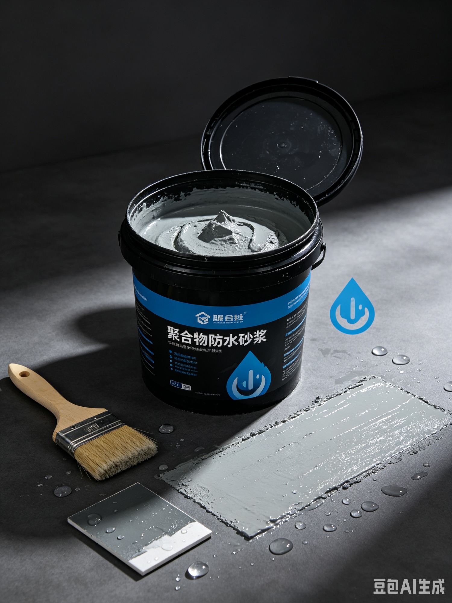 建筑施工现场墙面找平作业