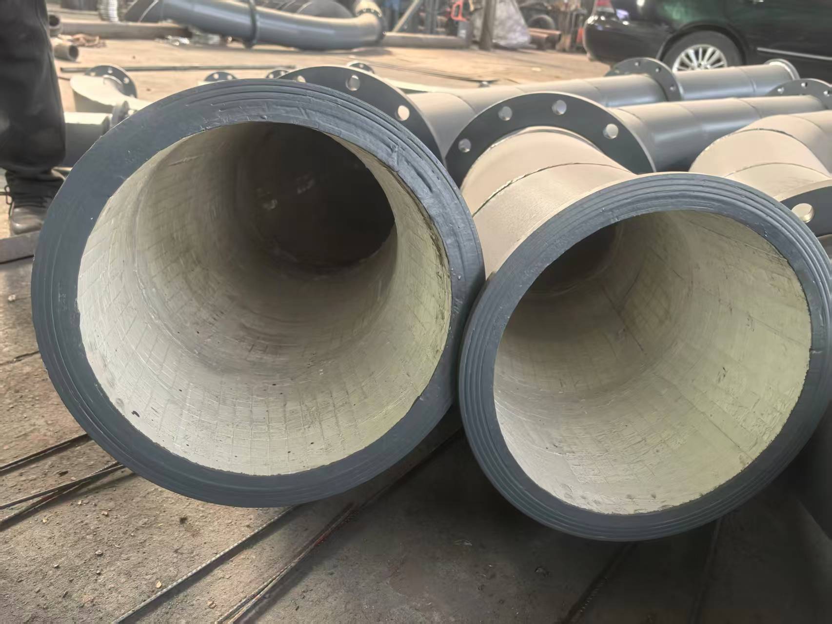 储罐消防喷淋环管加工现场