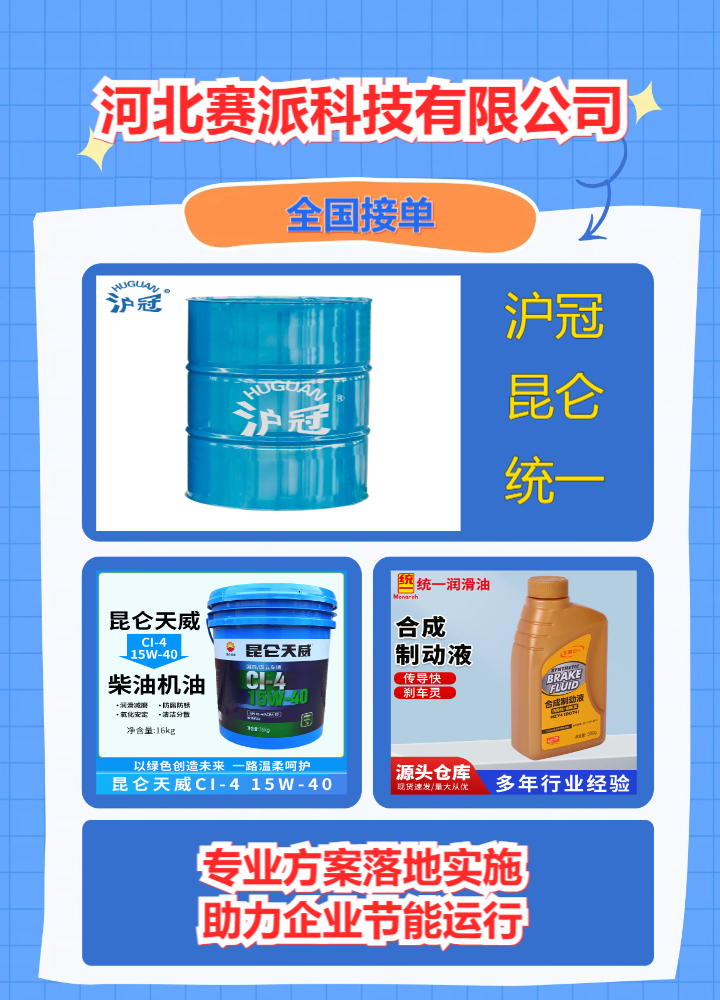 工业设备润滑与热管理配套