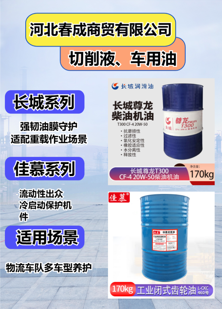 润滑物资仓储展示