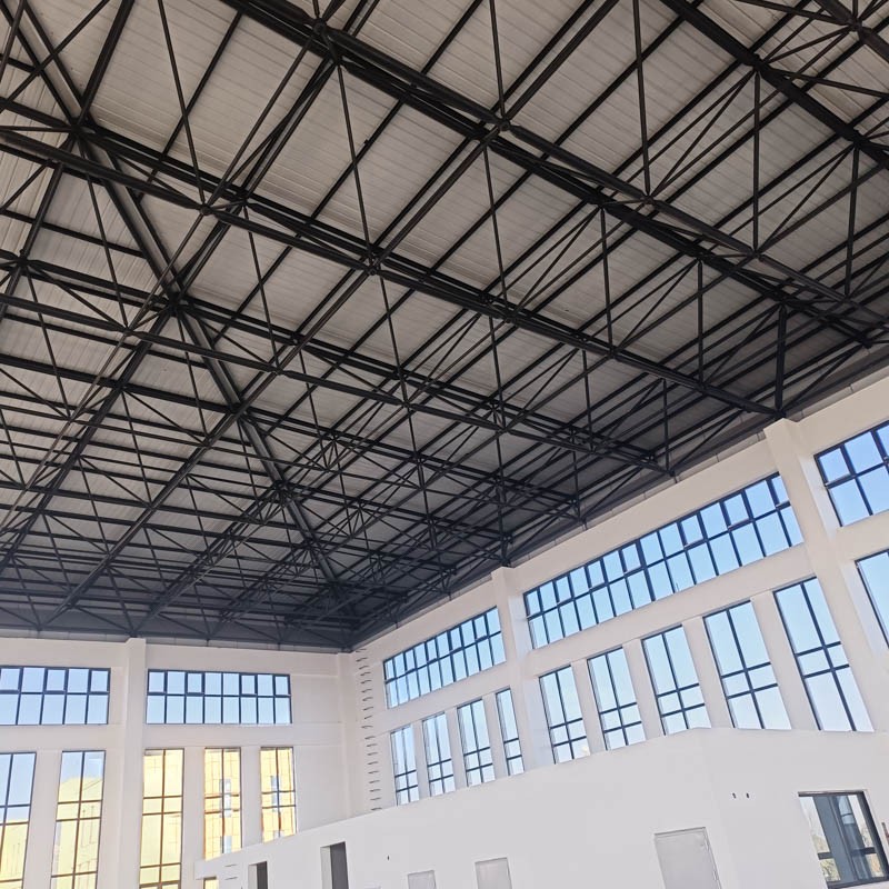 网架加工车间实景