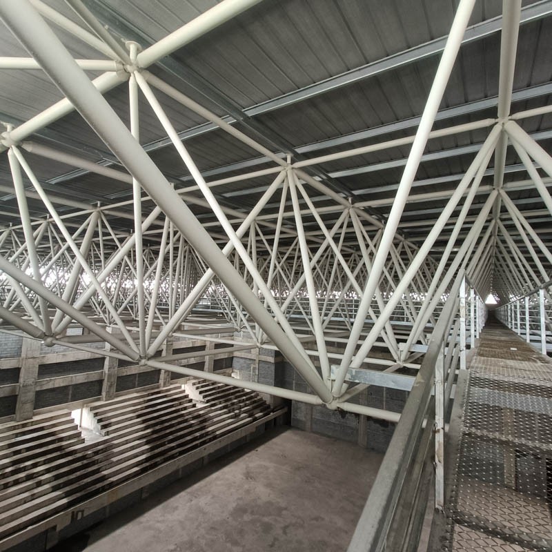 网架构件数控加工实景