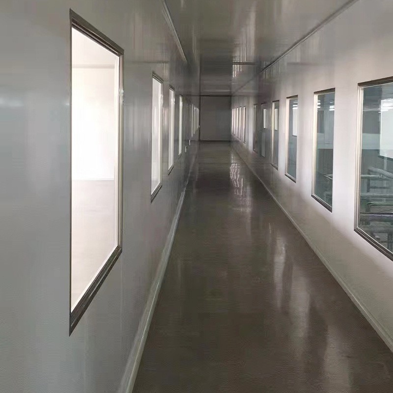 hospital wall panel installation