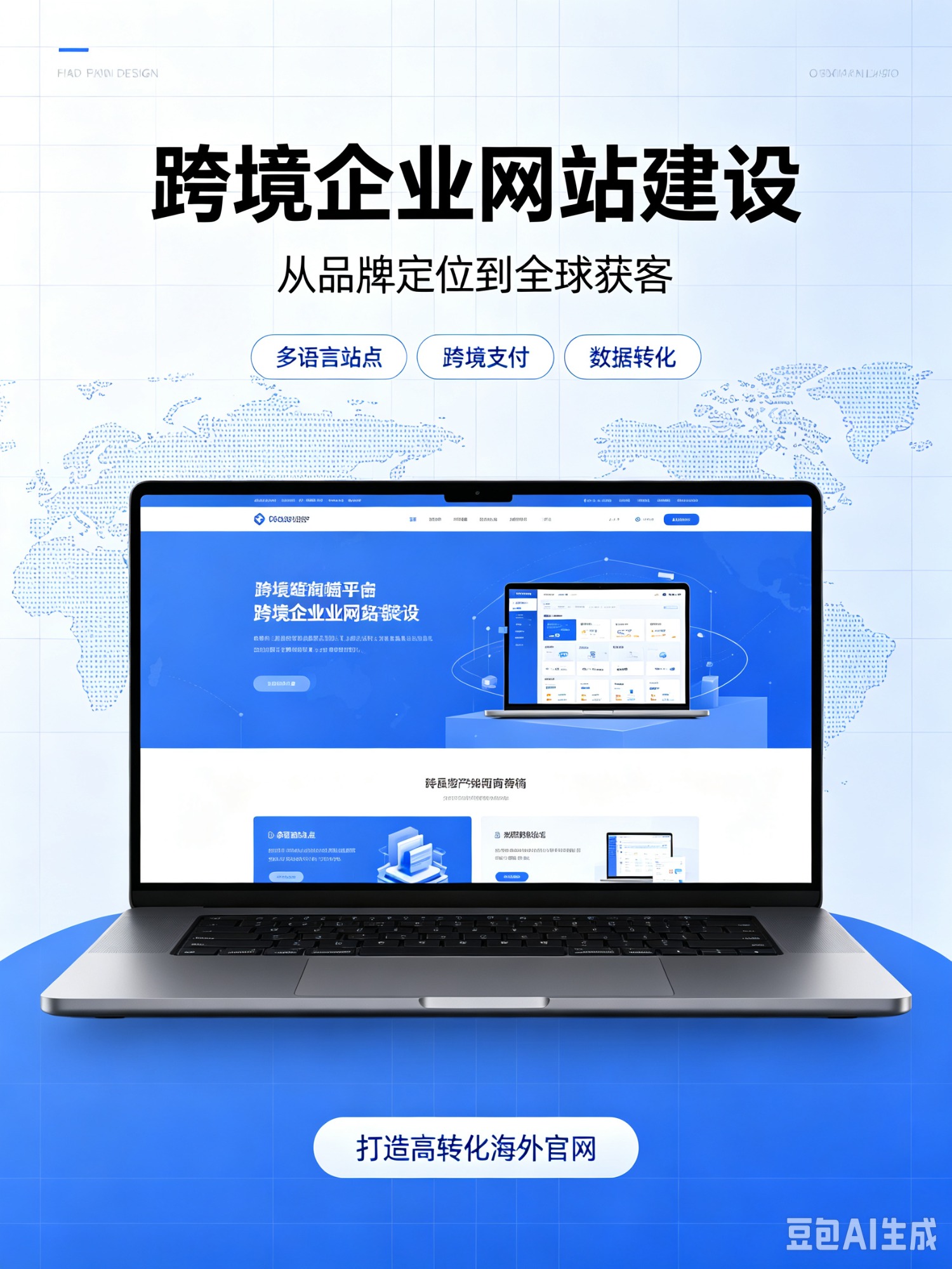 企业建站架构示意图
