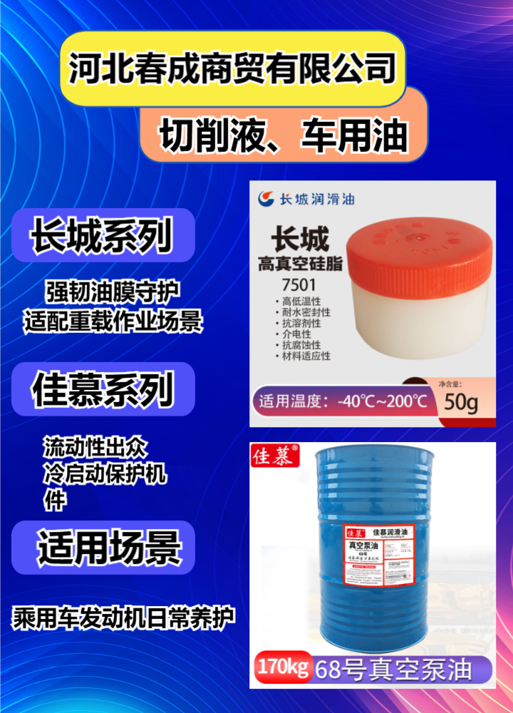 石家庄二硫化钼锂基脂公司联系方式，2026年河北春成商贸有限公司（石家庄办事处）